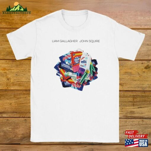 Liam Gallagher John Squire Inspired T Shirt Sweatshirt Unisex