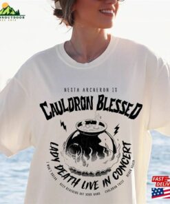 Licensed Velaris Shirt Acotar Cauldron Blessed Lady Death Band Nesta Archeron T-Shirt Hoodie