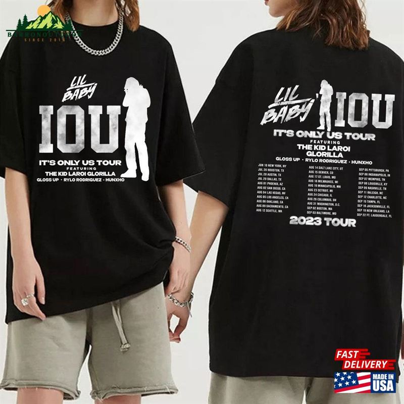 Lil Baby 2023 Tour Shirt It's Only Us Unisex Hoodie Lil Baby 2023 Tour Shirt It's Only Us Unisex Hoodie
