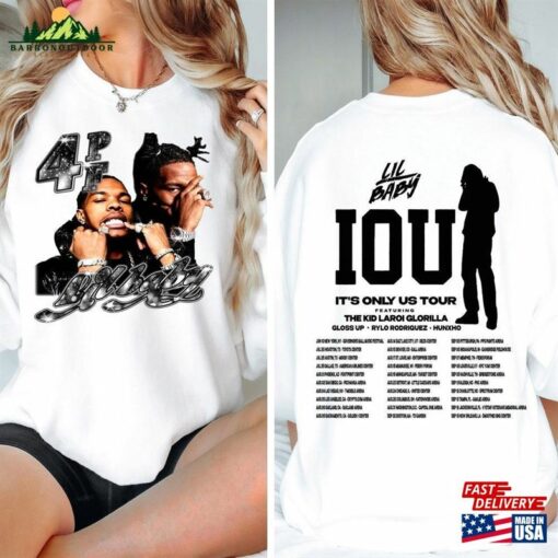 Lil Baby Classic Vintage Bootleg Rap Tshirt 2023 Concert Tour Graphic Tee Unisex