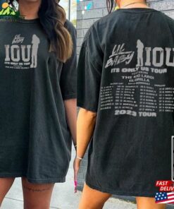 Lil Baby Rap Shirt Double Sided Its Only Us Tour 2023 Vintage 90S Y2k Classic T-Shirt