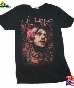 Lil Peep The Rapper Tour T Shirt With His Face Rap Hip Hop T-Shirt Gift For Men Women Unisex Sweatshirt Classic
