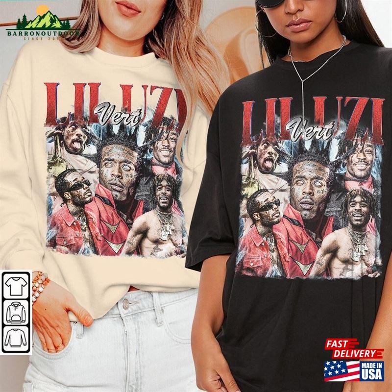 Lil Uzi Vert Rap Shirt All The Way Live 2023 Vintage 90S Y2k Sweatshirt Classic Lil Uzi Vert Rap Shirt All The Way Live 2023 Vintage 90S Y2k Sweatshirt Classic