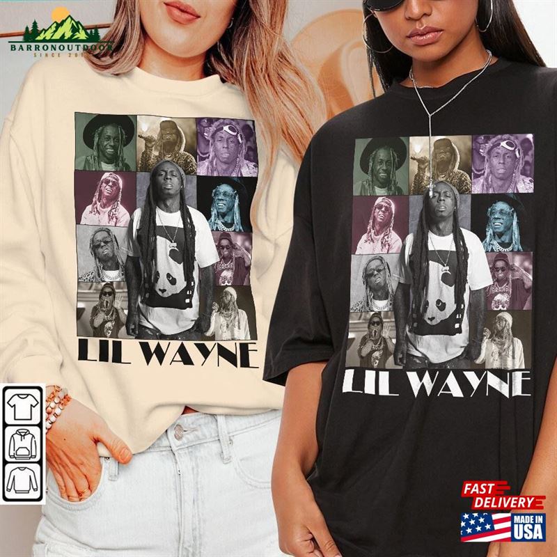 Lil Wayne Rap Shirt Concert 90S Y2k Merch Vintage Rapper Hiphop Sweatshirt T-Shirt Classic Lil Wayne Rap Shirt Concert 90S Y2k Merch Vintage Rapper Hiphop Sweatshirt T-Shirt Classic