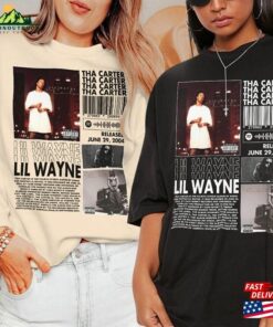 Lil Wayne Rap Shirt Tha Carter Album 90S Y2k Merch Vintage Rapper Hiphop Sweatshirt T-Shirt Unisex