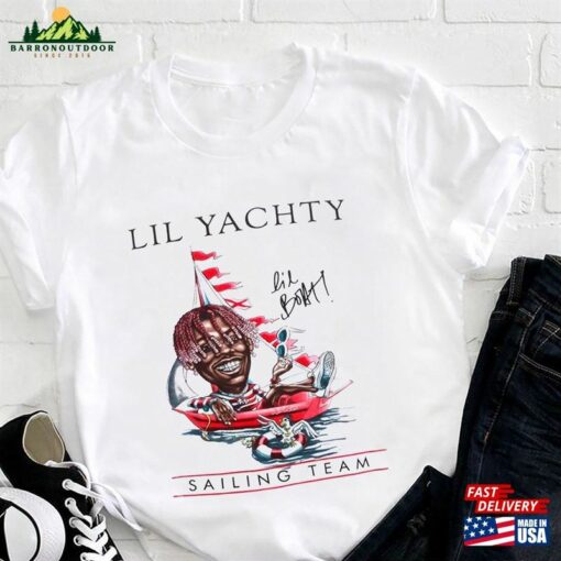 Lil Yachty Sailing Team T-Shirt Shirt Fan Gifts Graphic Tee Classic