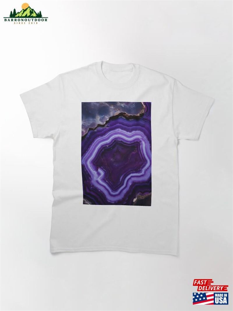 Lilac Dreams In Agate Form Classic T-Shirt Hoodie Lilac Dreams In Agate Form Classic T-Shirt Hoodie