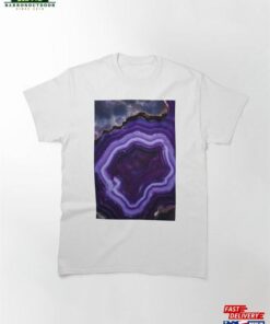 Lilac Dreams In Agate Form Classic T-Shirt Unisex