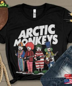 Limited Arctic Monkeys Band T-Shirt Doodle Artic Am Album T Shirt Lyric Merch Classic
