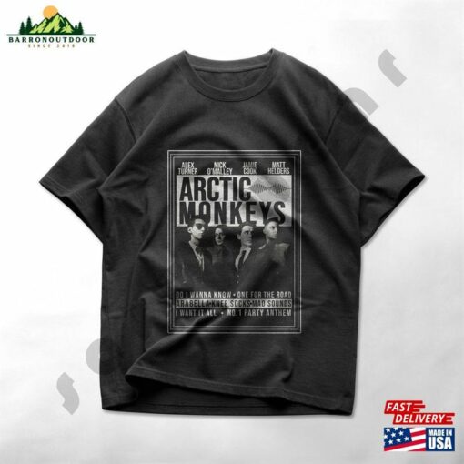 Limited Arctic Monkeys Inspired T-Shirt Premium Unisex Tshirt Gift For Him Sweatshirt Hoodie