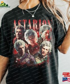 Limited Astarion Baldurs Gate 3 Girl Dinner Vintage T-Shirt Gift For Women And Man Unisex
