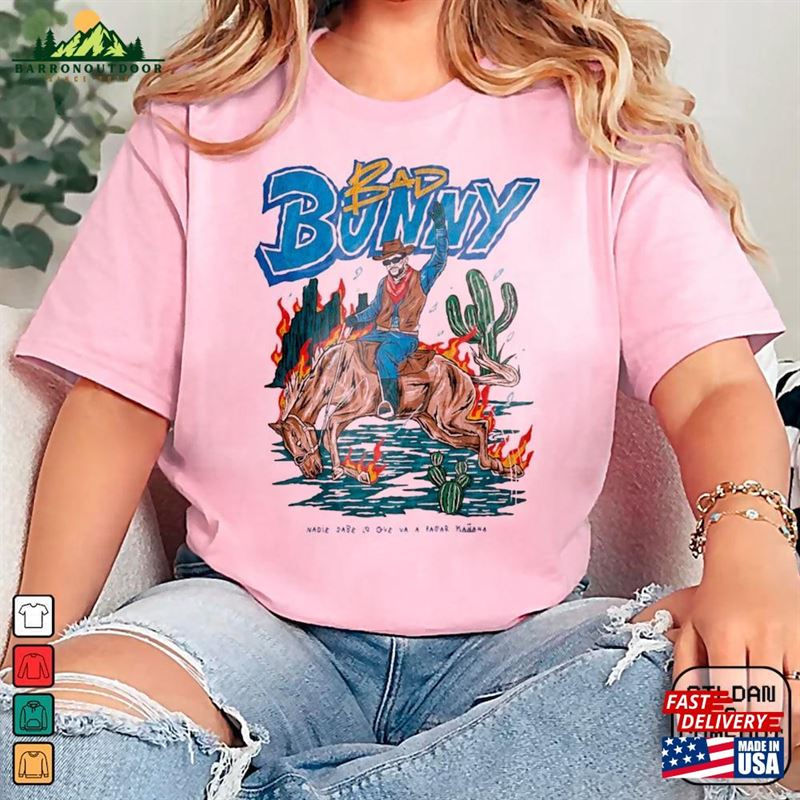 Limited Bad Bunny Vintage T-Shirt Sweatshirt Music Shirt Classic Limited Bad Bunny Vintage T-Shirt Sweatshirt Music Shirt Classic