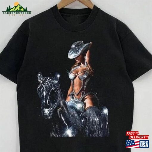 Limited Beyonce Tour 2023 Tee Vintage Unisex Black T-Shirt Shirt Classic Hoodie
