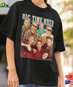 Limited Big Time Rush Shirt Vintage Boy Band Tee Pop Music T-Shirt Unisex Hoodie