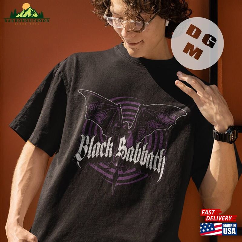 Limited Black Sabbath Unisex Heavy Cotton Tee Classic T-Shirt Limited Black Sabbath Unisex Heavy Cotton Tee Classic T-Shirt