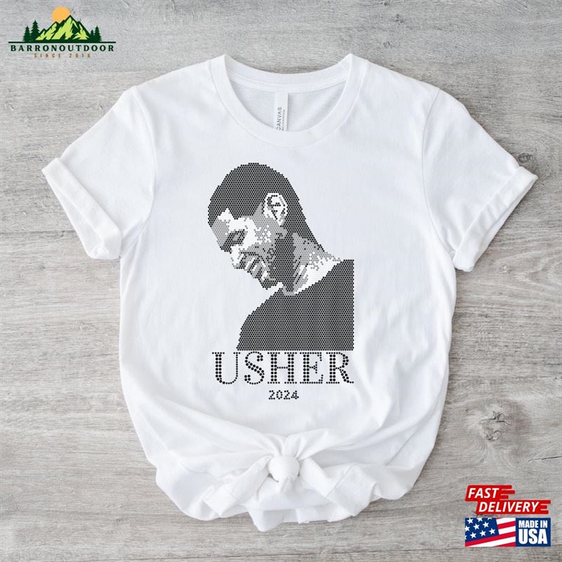 Limited Edition! Rhinestone Crystals Usher Inspired Short Sleeve T-Shirt Hoodie Limited Edition! Rhinestone Crystals Usher Inspired Short Sleeve T-Shirt Hoodie