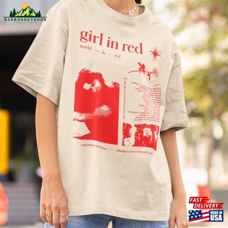 Limited Girl In Red Shirt Music Lover Tee Indie Pop Fan Gift T-Shirt Unisex Limited Girl In Red Shirt Music Lover Tee Indie Pop Fan Gift T-Shirt Unisex