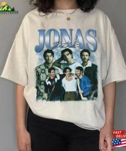 Limited Jonas Brothers Vintage T-Shirt Five Albums One Night Tour Shirt 2023 Unisex Hoodie