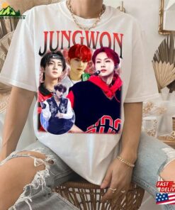 Limited Jungwon Enhypen Vintage T-Shirt Twice Shirt Gift For Woman And Man Unisex Sweatshirt