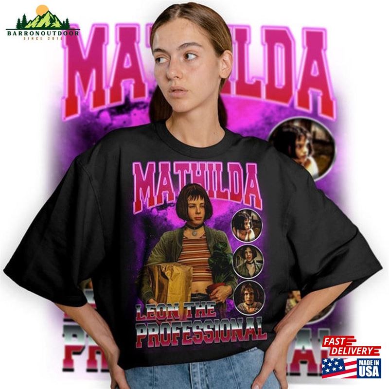 Limited Mathilda Leon The Professional Vintage T-Shirt Graphic Unisex Retro 90S Fans Homage Sweatshirt Limited Mathilda Leon The Professional Vintage T-Shirt Graphic Unisex Retro 90S Fans Homage Sweatshirt