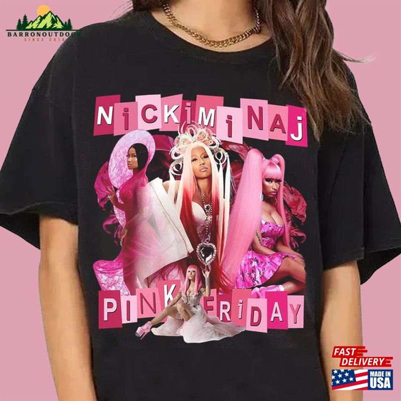 Limited Nicki Minaj Vintage Shirt Retro Pink Friday Airbrush Tee World Tour 2024 Sweatshirt T-Shirt Limited Nicki Minaj Vintage Shirt Retro Pink Friday Airbrush Tee World Tour 2024 Sweatshirt T-Shirt