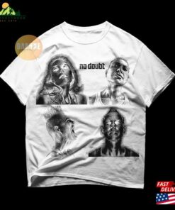 Limited No Doubt Push And Shove Album T-Shirt Black Amp White Rock Music Band Gwen Stefani Shirt Vintage Tragic Kingdom Gift Tee Unisex Classic