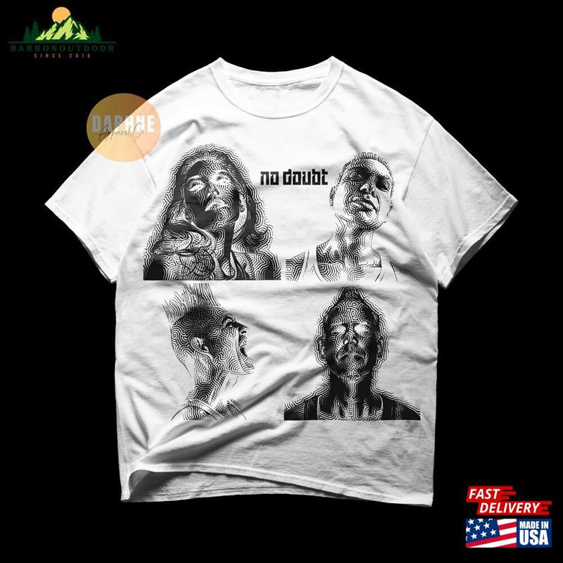 Limited No Doubt Push And Shove Album T-Shirt Black Amp White Rock Music Band Gwen Stefani Shirt Vintage Tragic Kingdom Gift Tee Unisex Classic Limited No Doubt Push And Shove Album T-Shirt Black Amp White Rock Music Band Gwen Stefani Shirt Vintage Tragic Kingdom Gift Tee Unisex Classic
