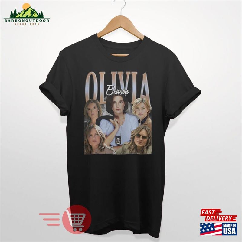Limited Olivia Benson Vintage T-Shirt Gift For Women And Man Unisex Limited Olivia Benson Vintage T-Shirt Gift For Women And Man Unisex