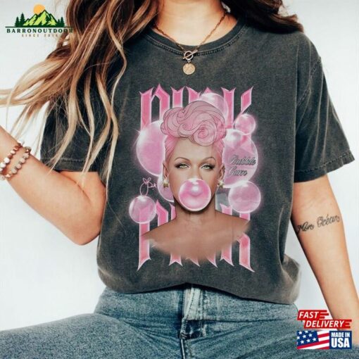 Limited Pink Shirt Bubblegum Sweatshirt P!Nk Summer Carnival Tour 2023 Classic