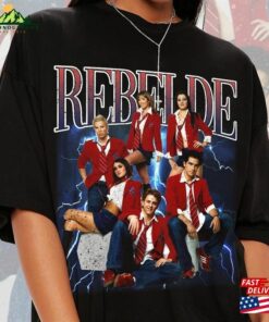 Limited Rebelde Shirt Vintage 90S Graphic Tee Rbd Concert Classic Sweatshirt