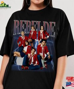 Limited Rebelde Shirt Vintage 90S Graphic Tee Rbd Concert Hoodie Unisex