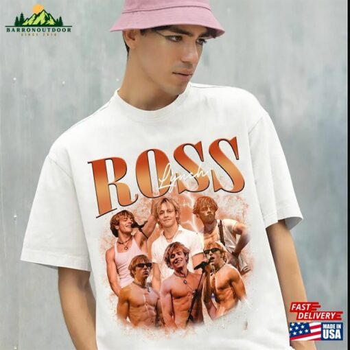 Limited Ross Lynch Vintage T-Shirt Austin Graphic R5 Pop Rock Band Shirt Unisex Hoodie