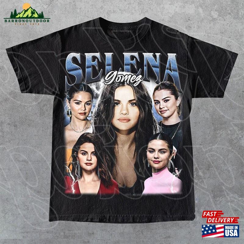 Limited Selena Gomez Vintage T-Shirt Gift For Woman And Man Unisex Limited Selena Gomez Vintage T-Shirt Gift For Woman And Man Unisex