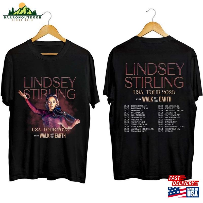 Lindsey Stirling With Walk Off The Earth Tour Shirt Fan Classic Hoodie Lindsey Stirling With Walk Off The Earth Tour Shirt Fan Classic Hoodie