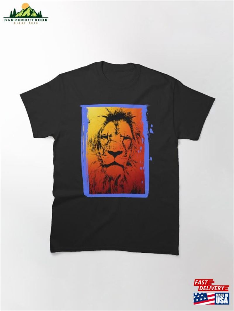 Lion Face Classic T-Shirt Hoodie Unisex Lion Face Classic T-Shirt Hoodie Unisex