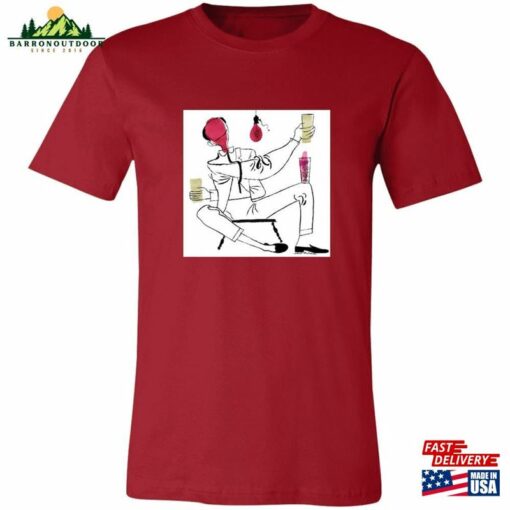 Lionel Hampton Big Band By David Stone Martin (1952) Unisex Cotton Jersey Short Sleeve T-Shirt Vintage Classic Jazz Album Cover Retro Art Sweatshirt