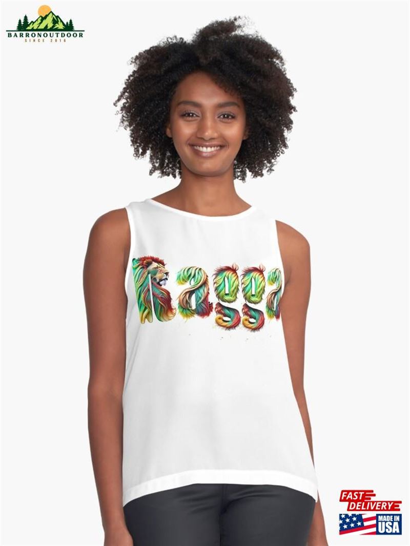 Lion's Mane Ragga Rastafari Colors Sleeveless Top Unisex Sweatshirt Lion's Mane Ragga Rastafari Colors Sleeveless Top Unisex Sweatshirt