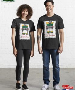 Lithuanian Girl Messy Bun Lithuania Gift Unisex T-Shirt