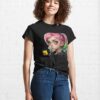 Little Punk Girl And A Cat Classic T-Shirt Hoodie