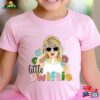 Little Swiftie Shirt Flower Taylor Girls First Concert Outfits Classic T-Shirt