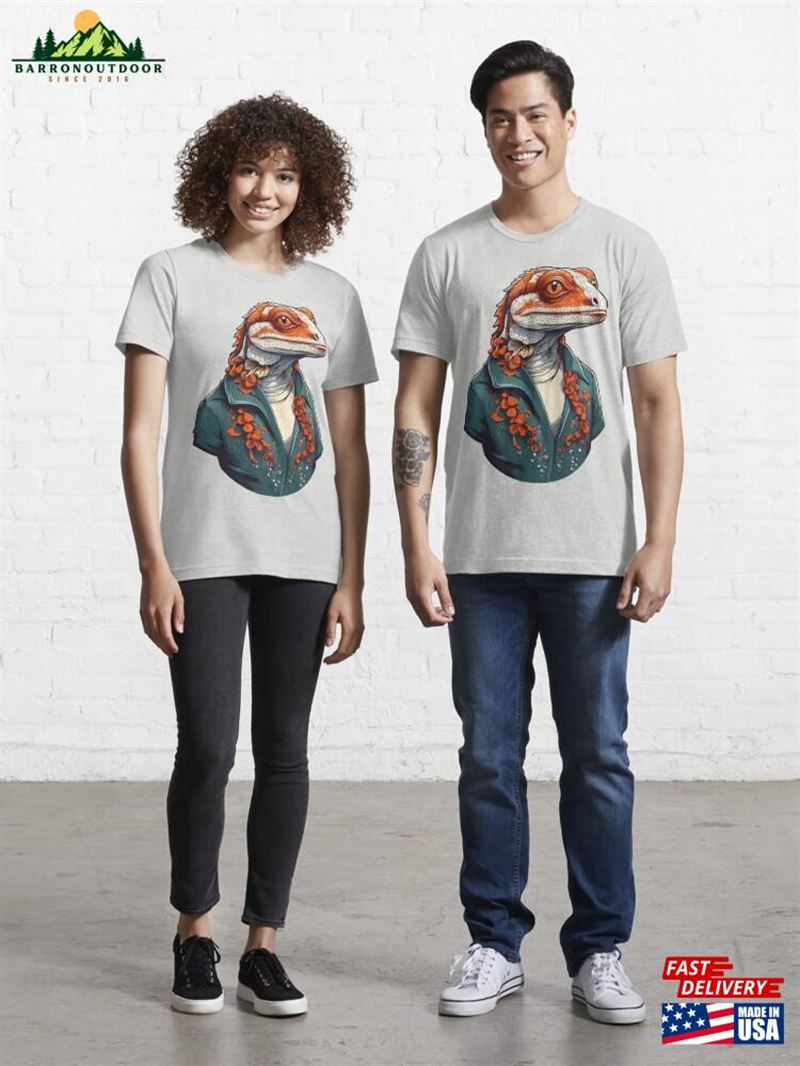 Lizard Wears An Elegant Suit Essential T-Shirt Unisex Lizard Wears An Elegant Suit Essential T-Shirt Unisex