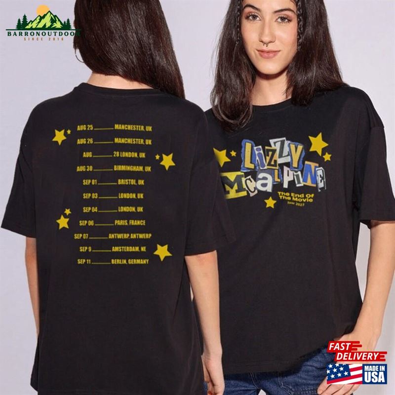 Lizzy Mcalpine The End Of Movie Eu Rescheduled Tour Shirt Fan Hoodie T-Shirt Lizzy Mcalpine The End Of Movie Eu Rescheduled Tour Shirt Fan Hoodie T-Shirt
