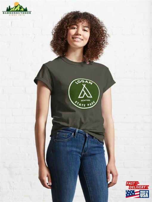 Logan State Park Montana Tent Classic T-Shirt