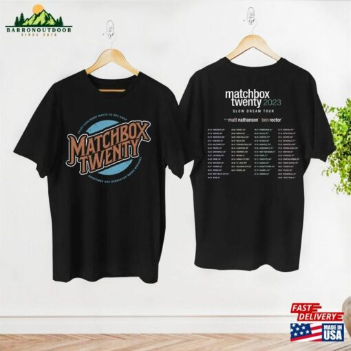 Logo Matchbox Twenty Band Shirt 20 Slow Dream Tour 2023 Mb20 Hoodie Classic