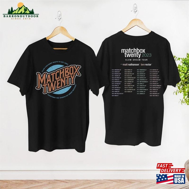 Logo Matchbox Twenty Band Shirt 20 Slow Dream Tour 2023 Mb20 Hoodie Classic Logo Matchbox Twenty Band Shirt 20 Slow Dream Tour 2023 Mb20 Hoodie Classic