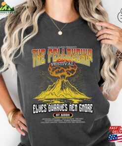 Lotr Fellowship Of The Ring Rock Festival Unisex T-Shirt Lord Rings Fan Gift Tour Inspired Sweatshirt