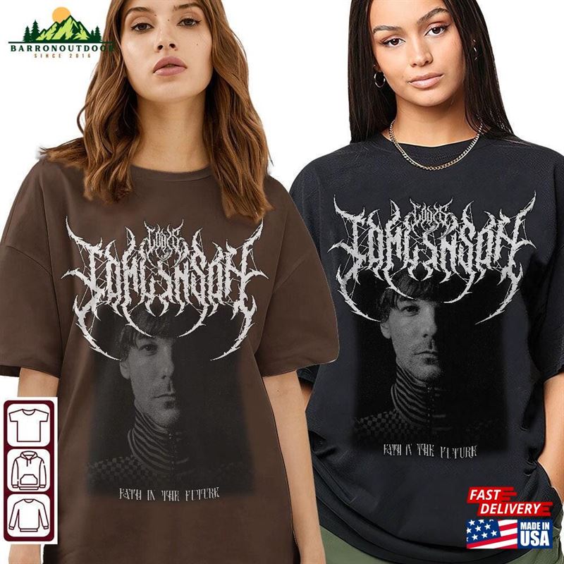 Louis Tomlinson Black Metal Merch Shirt Fath In The Future T-Shirt Unisex Louis Tomlinson Black Metal Merch Shirt Fath In The Future T-Shirt Unisex