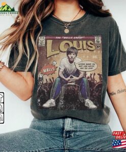 Louis Tomlinson Comic Shirt 90S Vintage Merch Book Art Walls Album World Tour Ticket 2023 Graphic Tee Unisex Gift Hoodie V2 Classic Sweatshirt