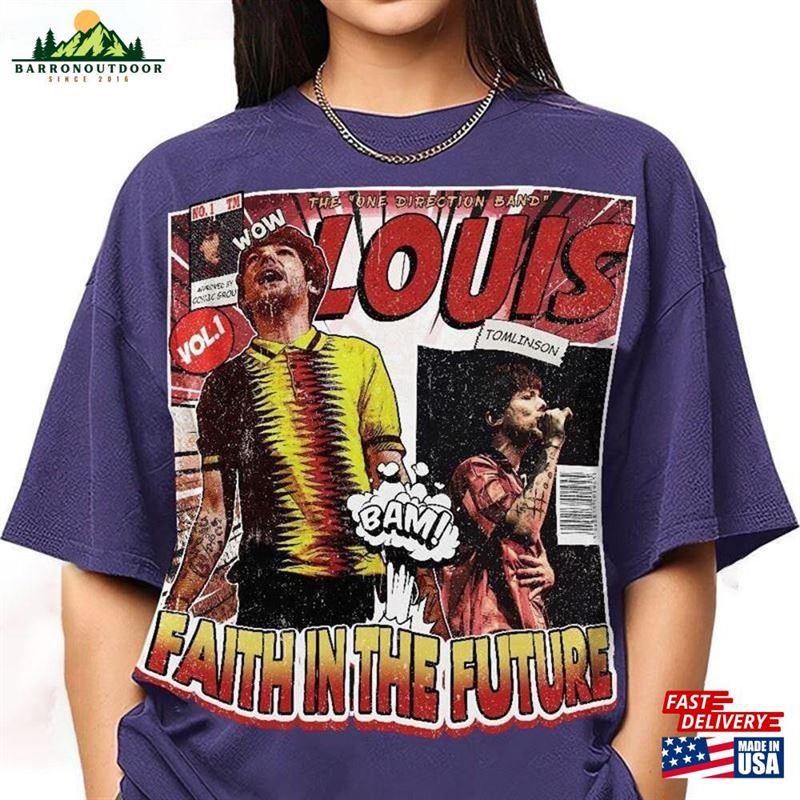 Louis Tomlinson Comic Shirt World Tour Merch Sweatshirt Unisex Louis Tomlinson Comic Shirt World Tour Merch Sweatshirt Unisex