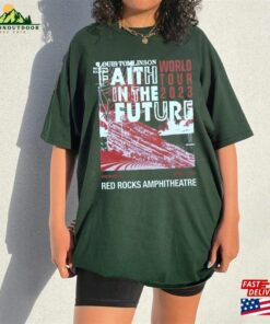 Louis Tomlinson Red Rocks World Tour 2023 T-Shirt North America Faith In The Future Shirt Unisex